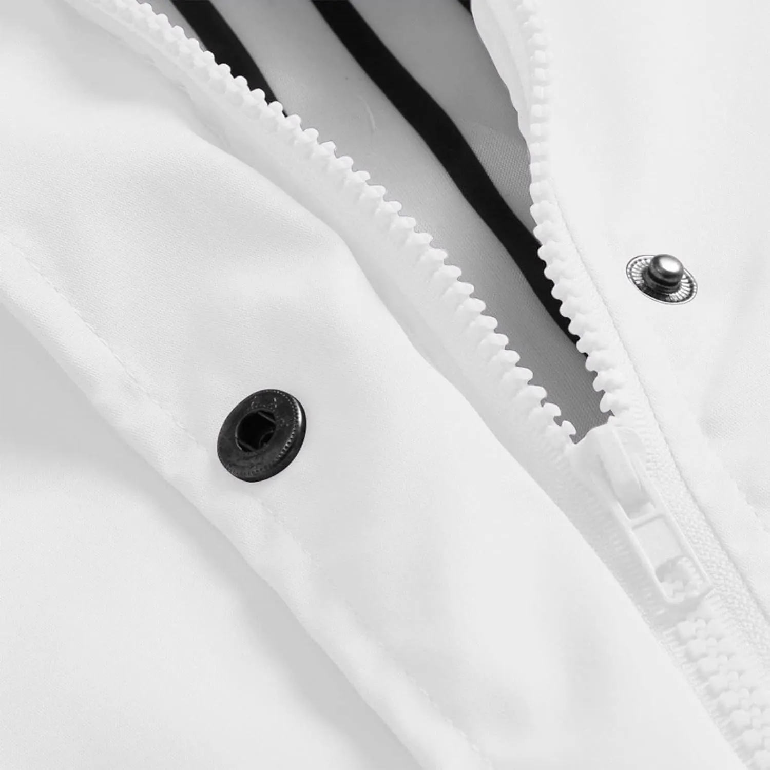 Rain Jacket Women,Lightweight Long Sleeve Raincoat Outdoor Hooded Waterproof Jacket Windbreaker Zip Up Trench