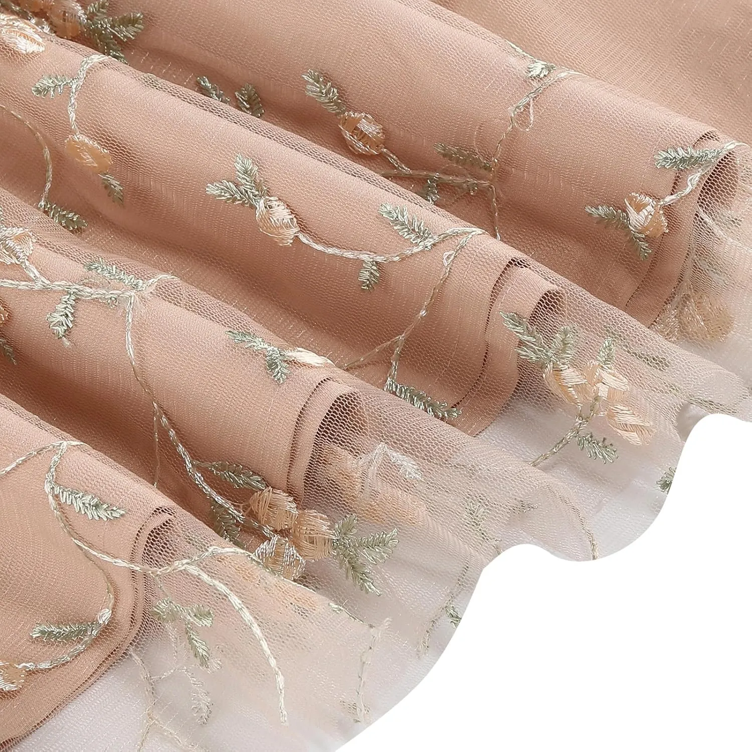 Spaghetti Strap Floral Embroidered Dress for Women Wedding Guest Tea Party Dress for Woman Tulle Prom Formal Cocktail Dress