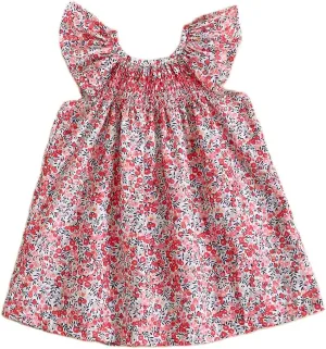 Summer Outfit Toddler Baby Girl Floral Dress Ruffle Sleeveless Dresses Tunic Dress Summer Sundress Girls Casual Dress