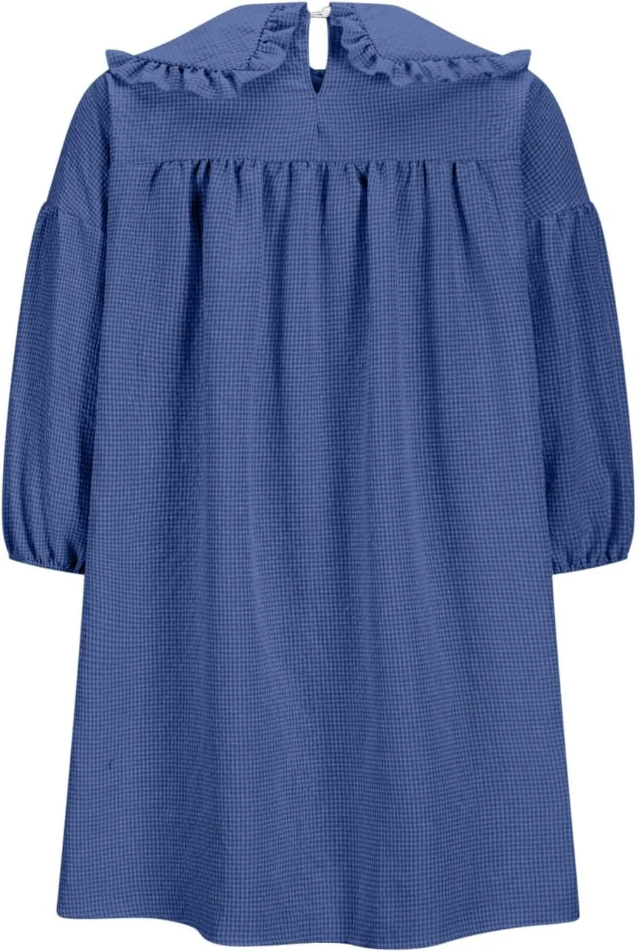 Summer Peter Pan Collar Dresses for Women 3/4 Sleeve Mini Dress Loose Fit Casual Beach Sundress Sleepwear Loungewear