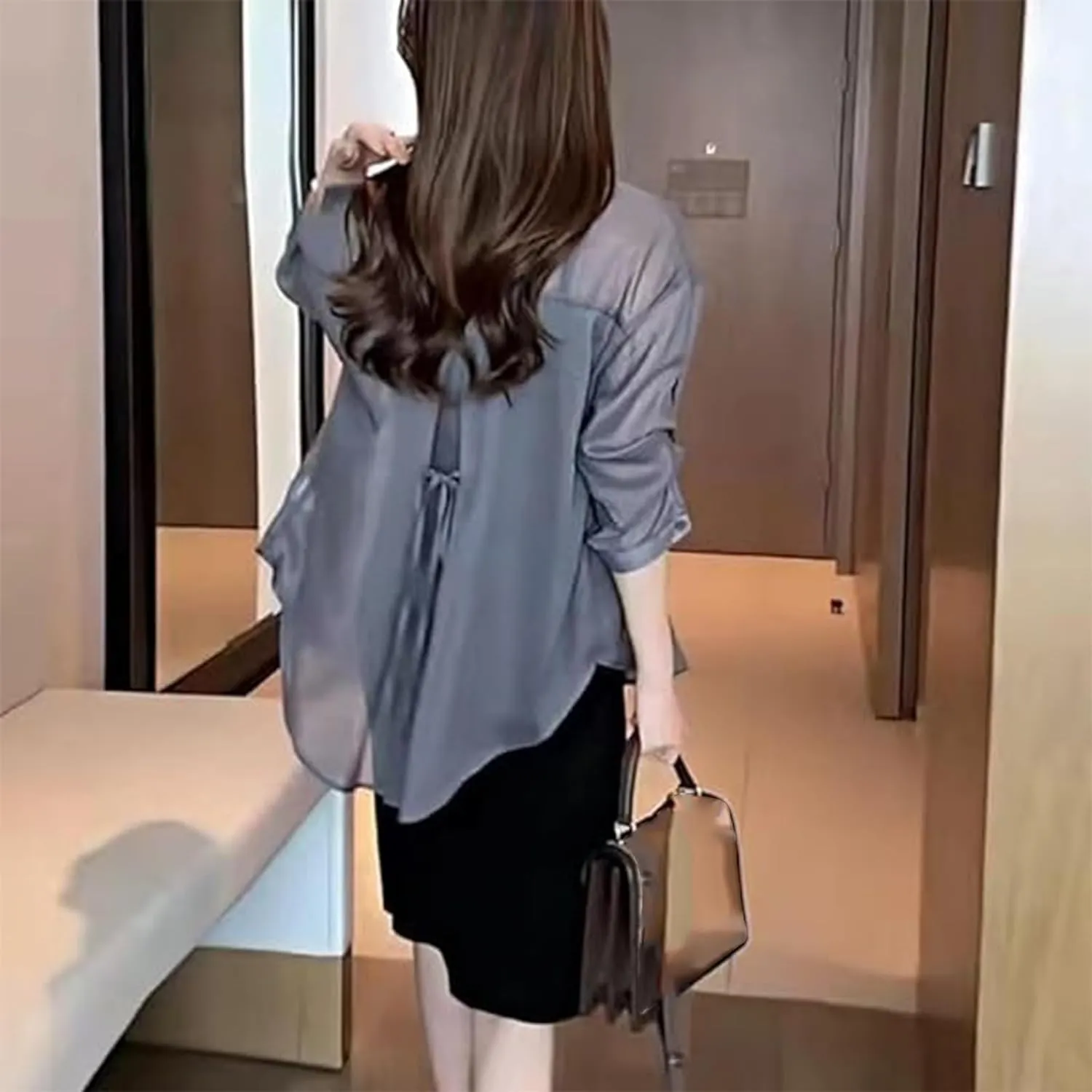 Summer Sunscreen Chiffon Shirt, Sunscreen T-Shirt in Silk Material, Long Sleeve Uv Blocking Shirts for Women