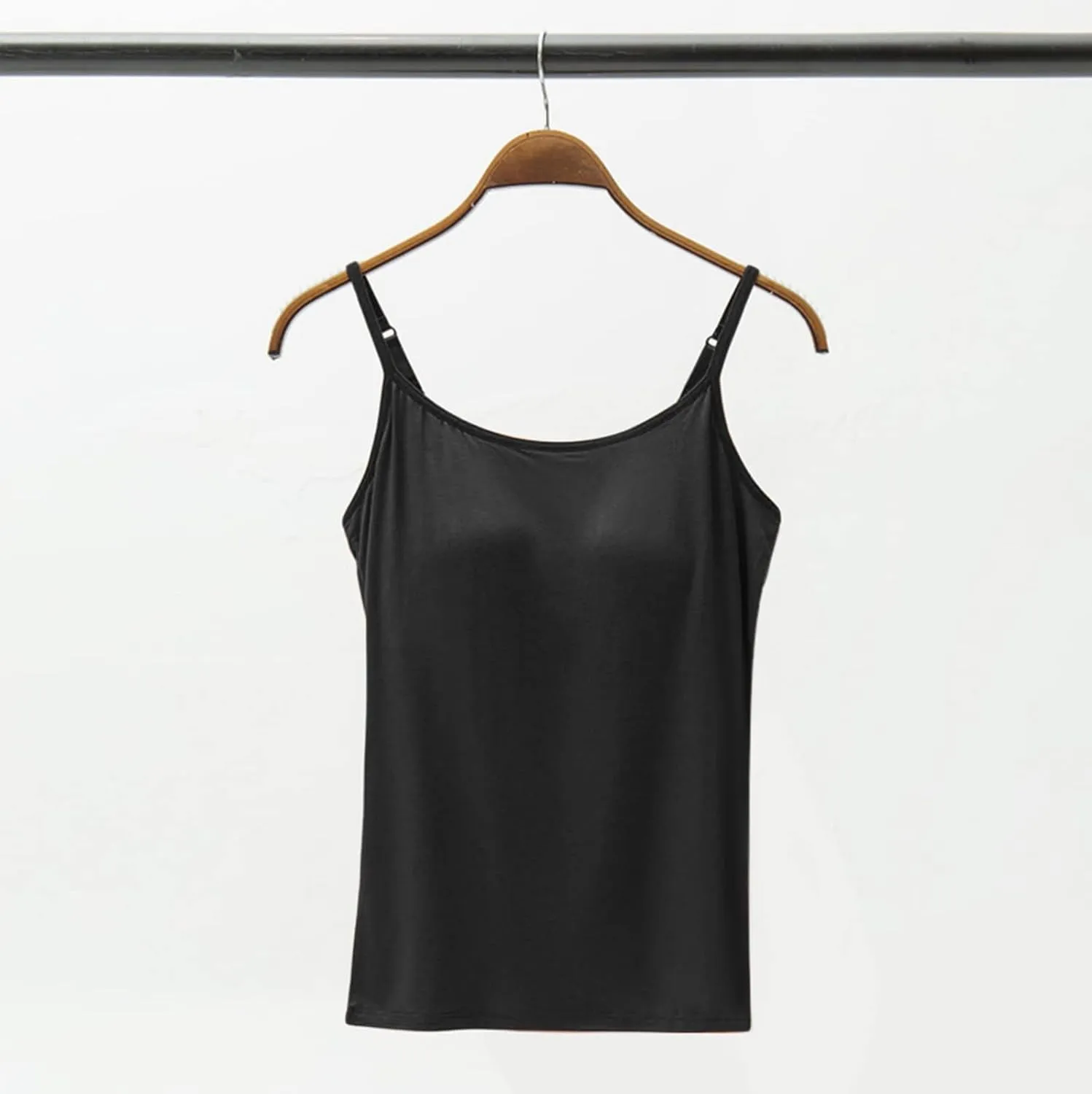 Tank Top for Women Cotton Tank Top with Built in Bra Camisole Tops wiith Padded Bra Workout Yoga Shirts