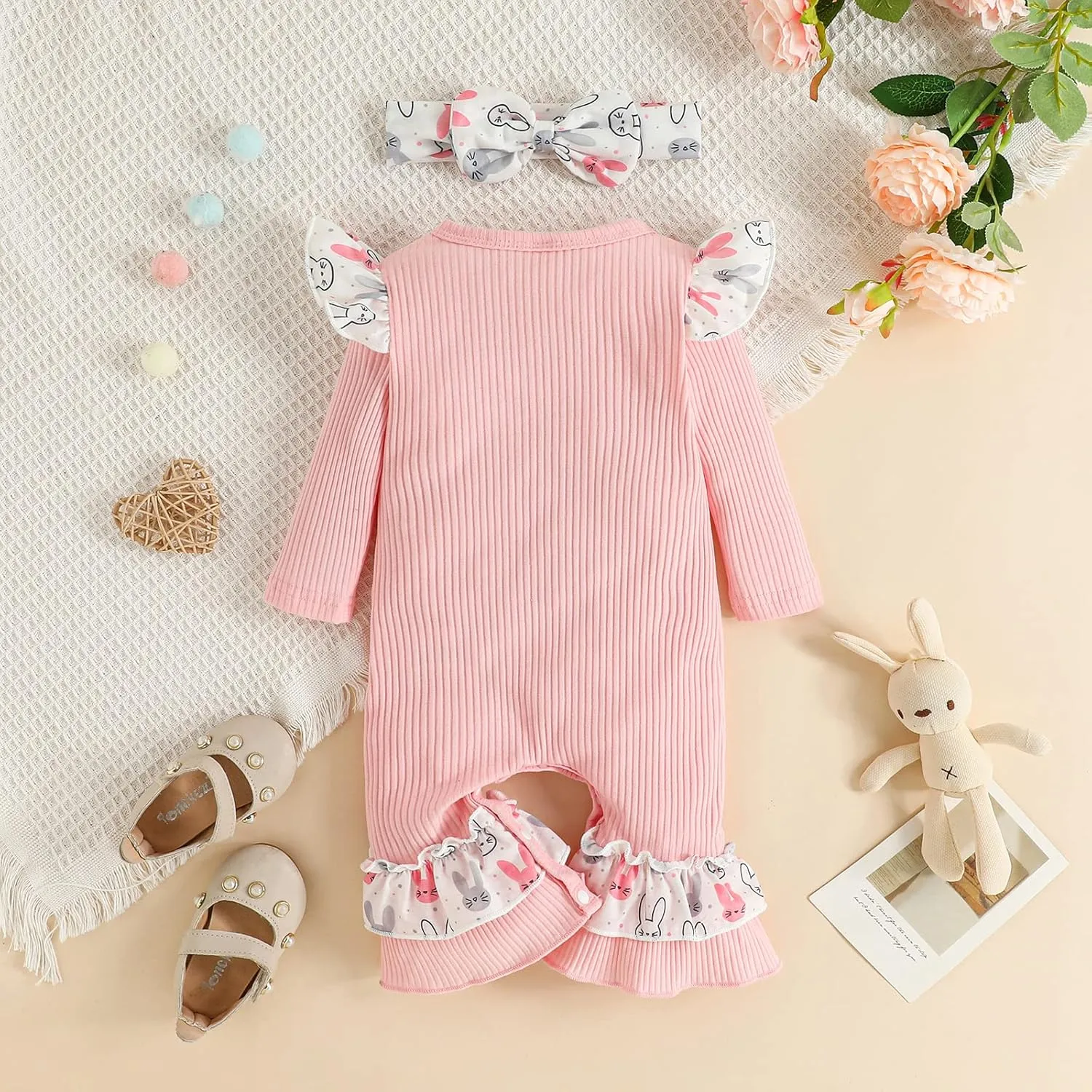 Thorn Tree Newborn Baby Girl Boy Hooded Romper Unisex Baby Knitted Jumpsuit Infant Kids Solid Outfits Baby Girl Boy Jumpsuit