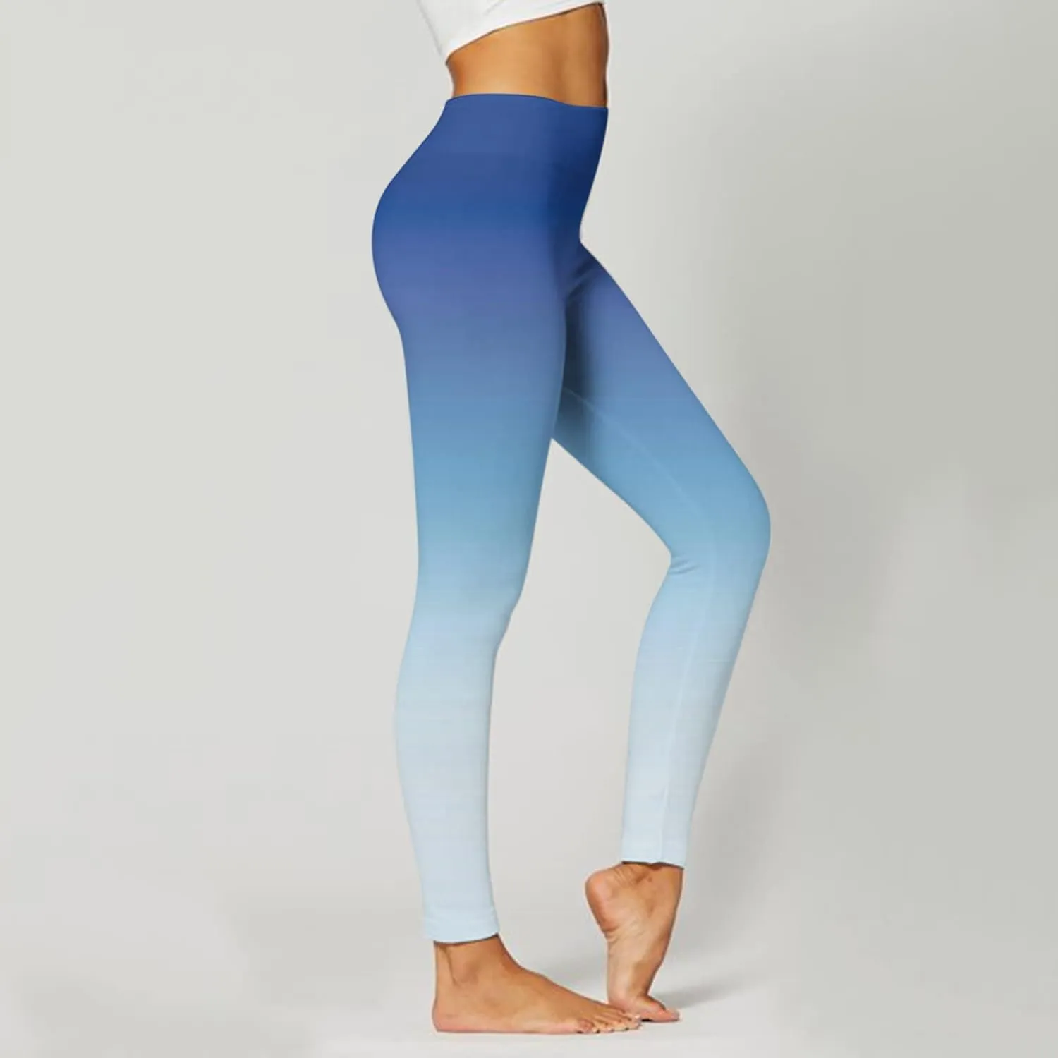 Trendy Butt Lifting Leggings for Women Slim High Waist Compression Athletic Tights Ruched Textured Opaque Yoga Pants