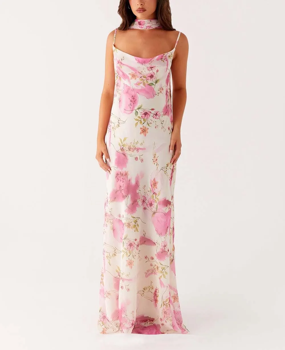 Women Strapless Tube Top Floral Maxi Dress Y2k Sleevelss Backless Bodycon Long Dress Summer Club Cocktail Sundress