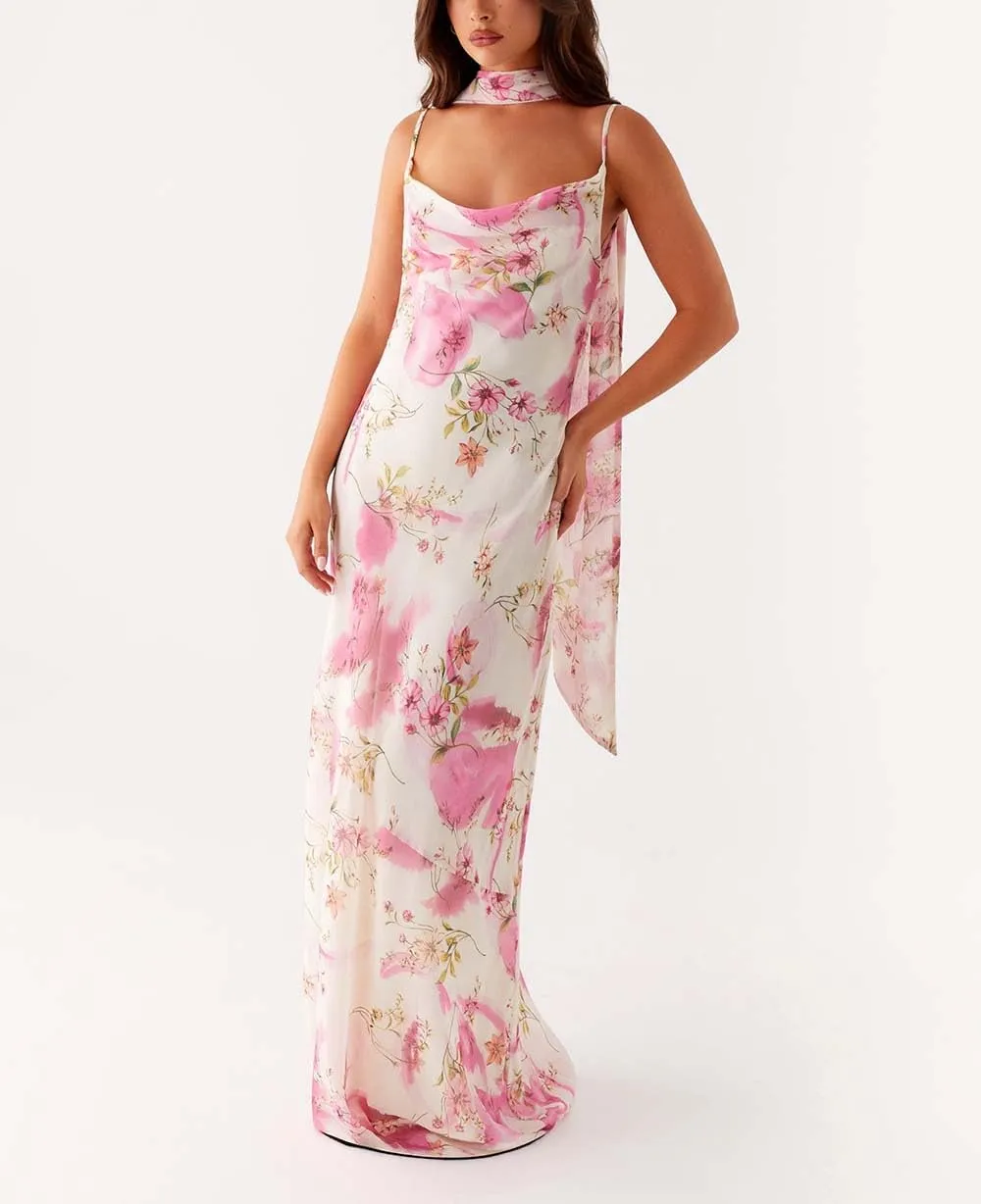 Women Strapless Tube Top Floral Maxi Dress Y2k Sleevelss Backless Bodycon Long Dress Summer Club Cocktail Sundress