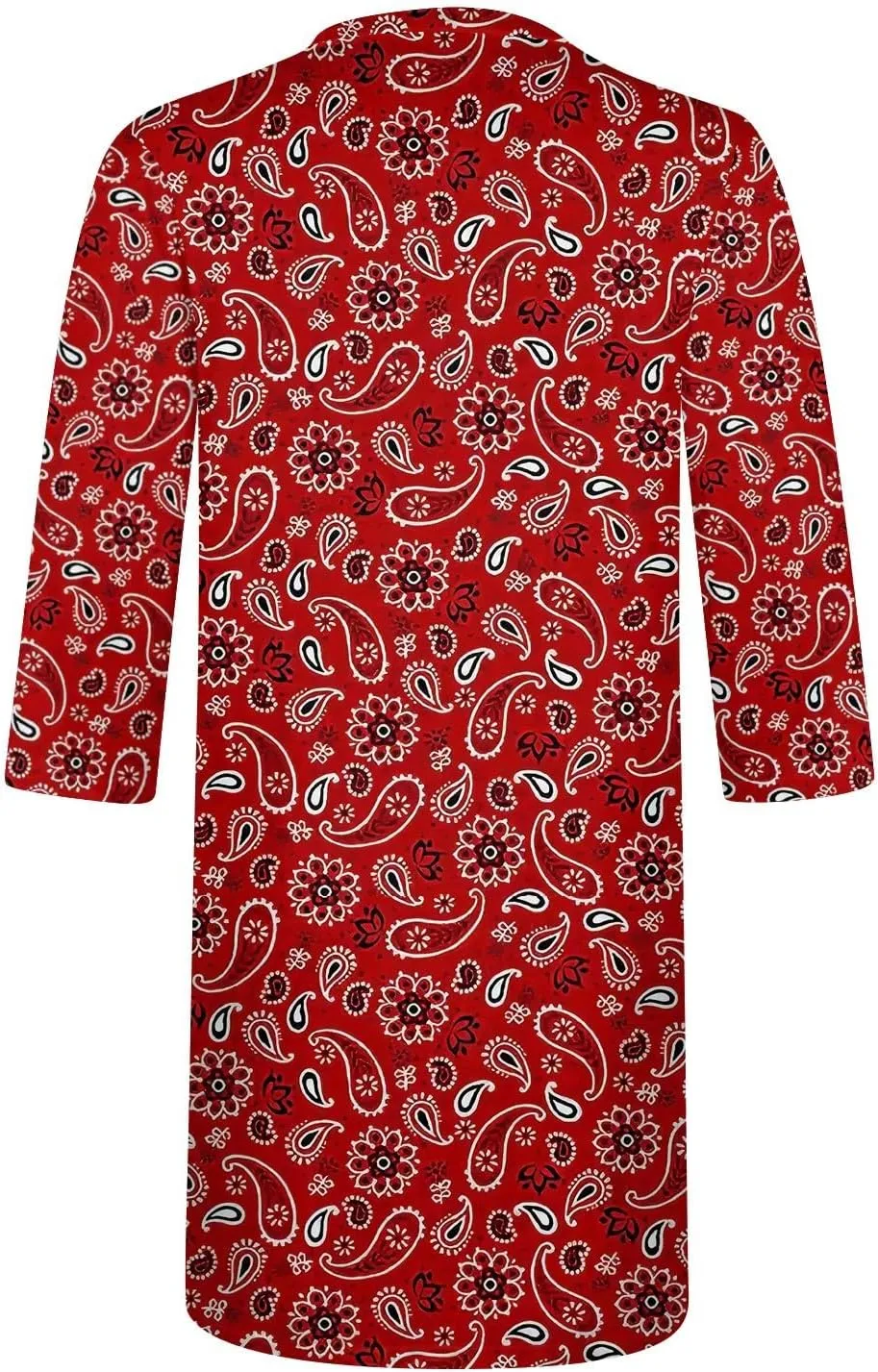 Women's Casual Dresses 3/4 Sleeve V Neck Floral Mini Dress Elegant Shift Short Dresses Tunic Dress