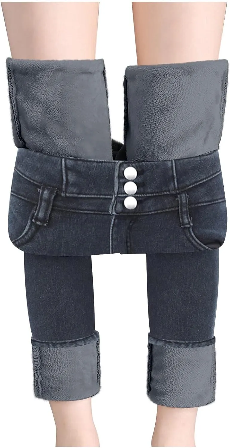Womens Flare Jeans High Waisted Wide Leg Baggy Jeans Stretch Denim Pants Distressed Boyfriend Denim Jeans