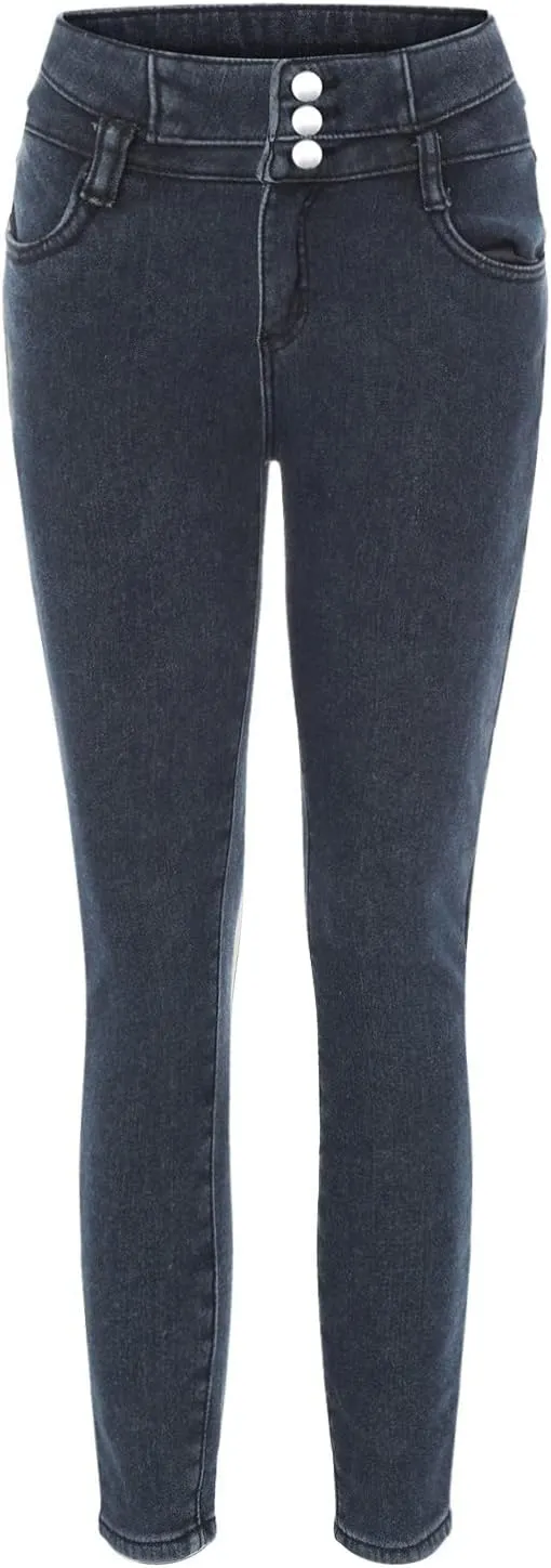 Womens Flare Jeans High Waisted Wide Leg Baggy Jeans Stretch Denim Pants Distressed Boyfriend Denim Jeans