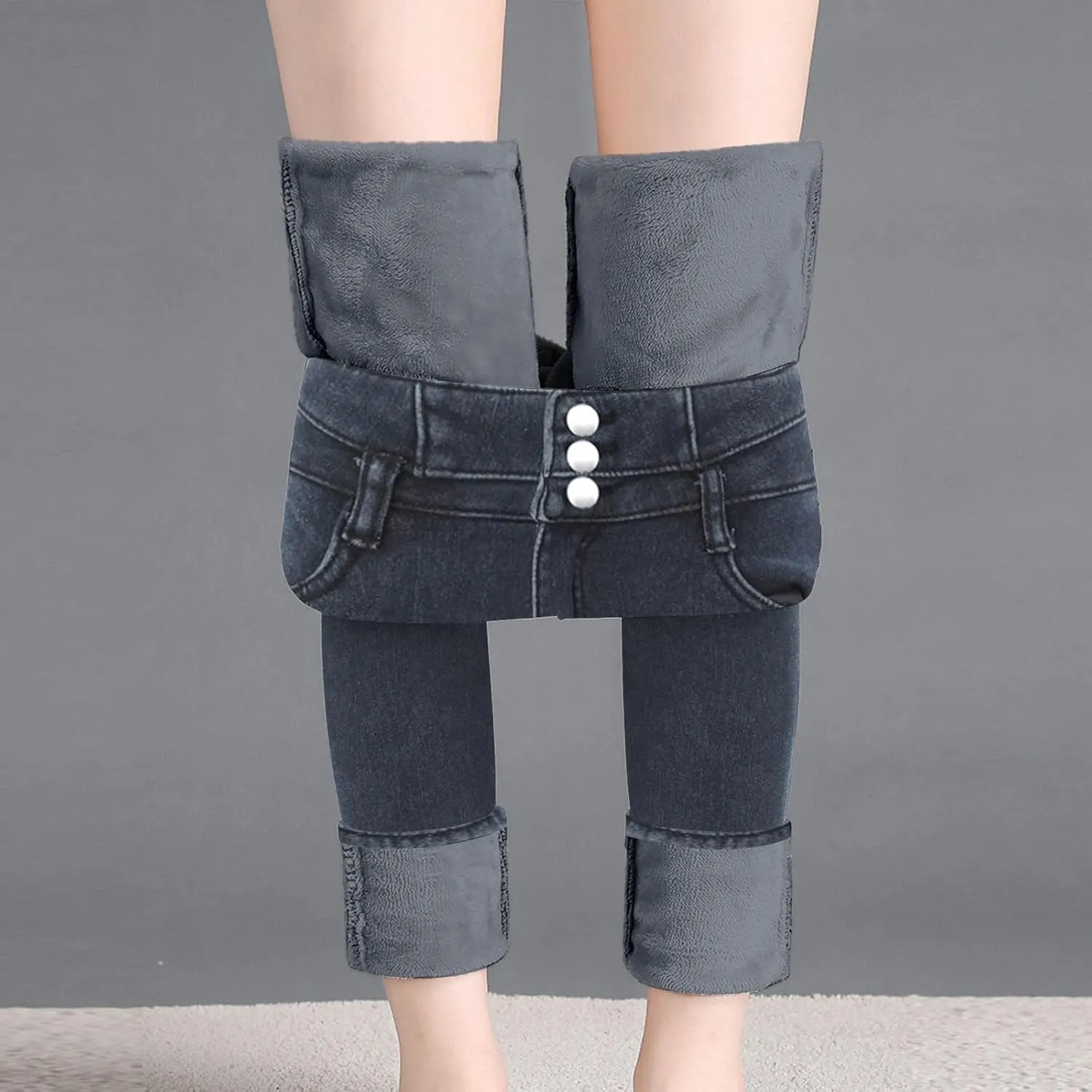 Womens Flare Jeans High Waisted Wide Leg Baggy Jeans Stretch Denim Pants Distressed Boyfriend Denim Jeans