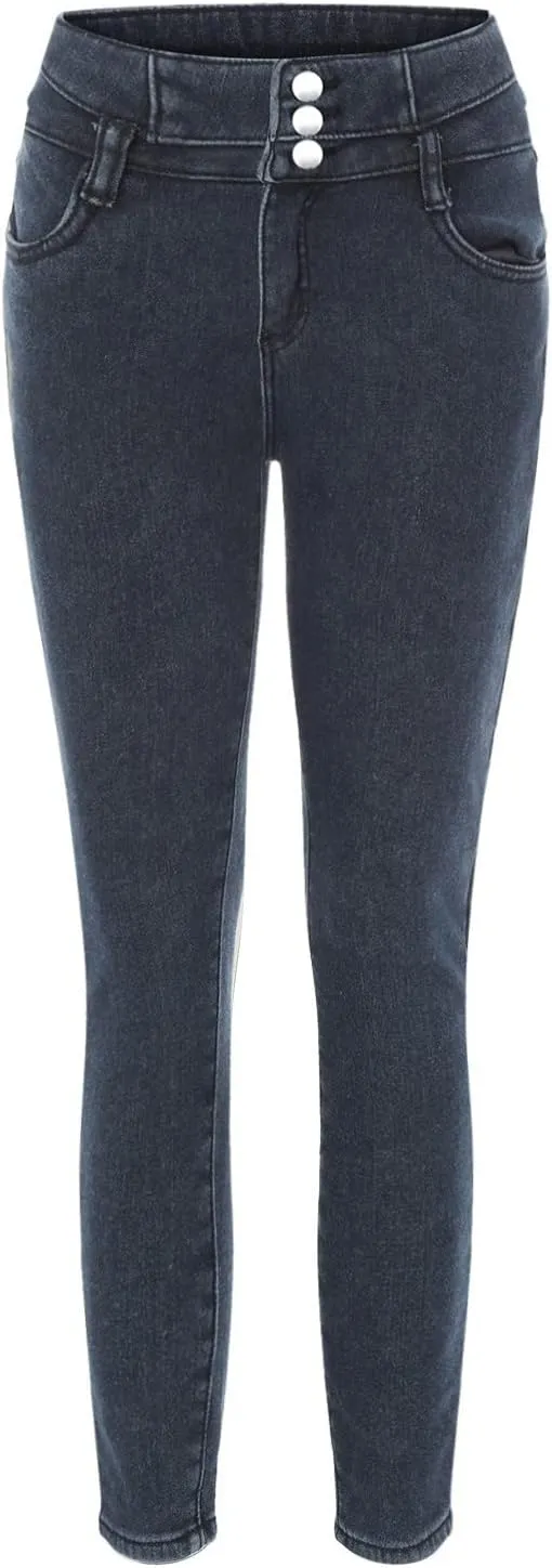 Womens Flare Jeans High Waisted Wide Leg Baggy Jeans Stretch Denim Pants Distressed Boyfriend Denim Jeans