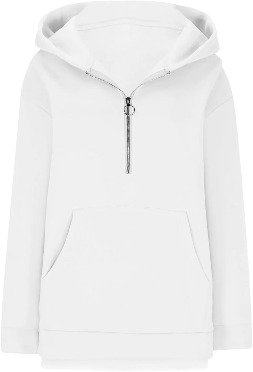 Womens Half Zip Sweatshirts Cropped Hoodies Fleece JacketsQuarter Zip Up Pullover 2024 Winter Fall Outfits Clothes