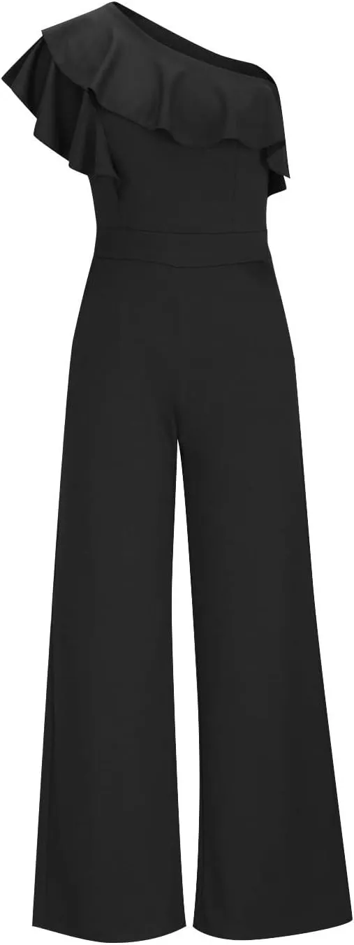 Womens Jumpsuit Coveralls Pants Catsuit for Women Straight Leg Plain Long Leg Fall Summer Jumpsuit 2024 Fashion Y2K
