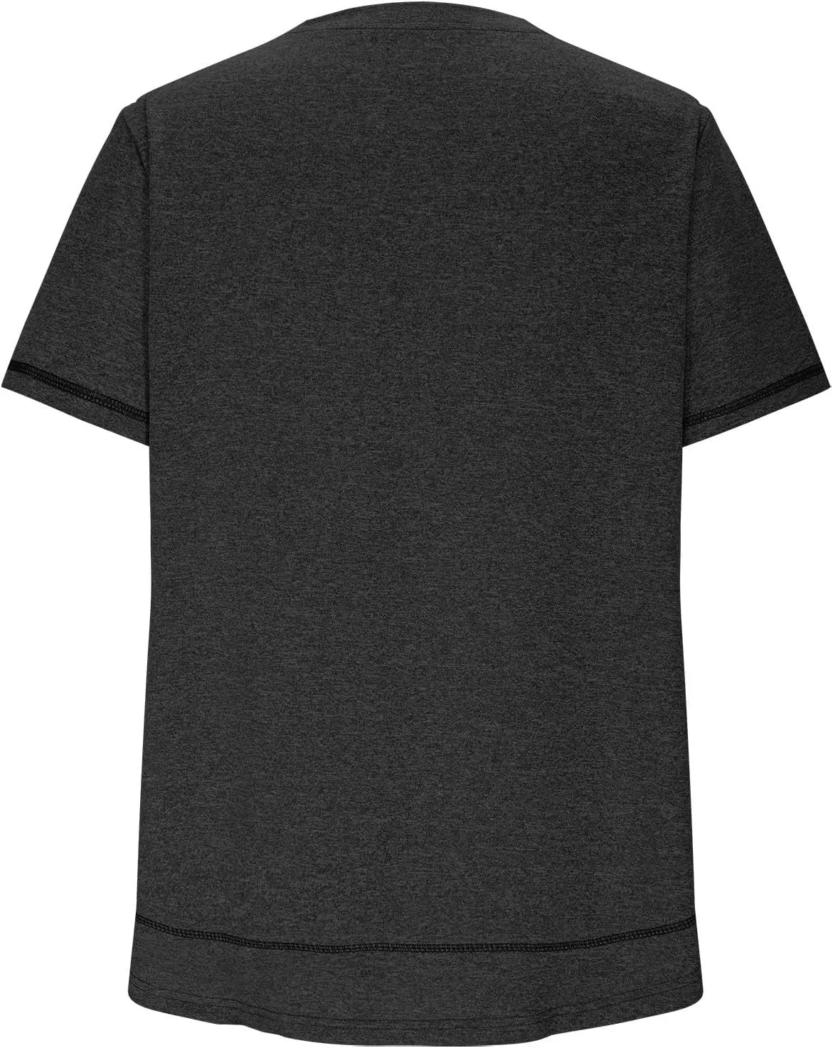 Women's Plus Size Plain Shirts Oversized Casual Summer Tops Crewneck Blouses Comfort Short Sleeve Tunic Tees