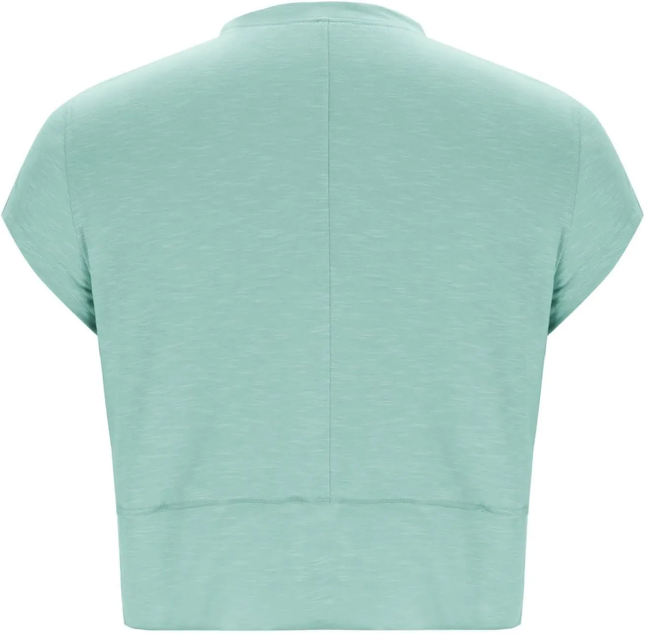 Workout Cropped Tops for Women Flowy Athletic Tops Oversized Loose Fit Running Yoga Quick Dry Soft Crewneck Tees