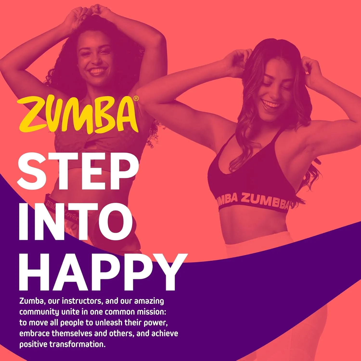 ZUMBA Women's Cropped Workout Tank Top, Fitness Clothing